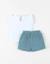 T-shirt avec short coton Vert 3 - vertbaudet enfant 