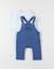 Ensemble salopette + t-shirt denim Bleu 1 - vertbaudet enfant 