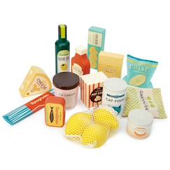 Jouet-Jeux d'imitation-Set d'épicerie de supermarché