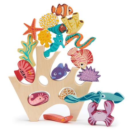 Récif de corail empilable Beige 1 - vertbaudet enfant 