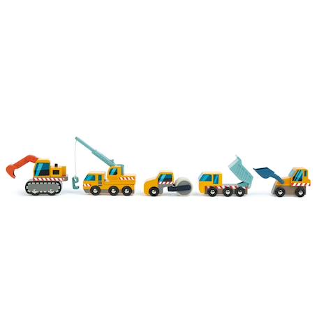 Set véhicules de chantier Jaune 3 - vertbaudet enfant 