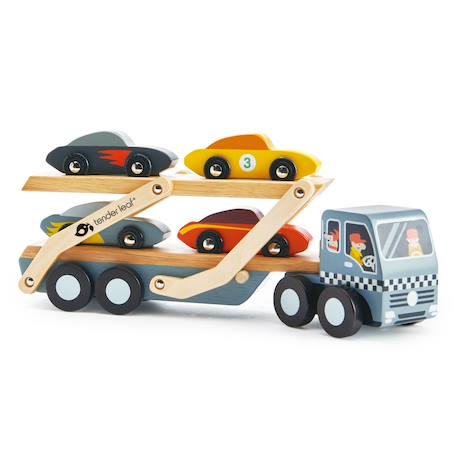 Camion transporteur de voitures Gris 3 - vertbaudet enfant 