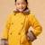 Manteaueau long   velours   col fausse fourrure  anoushka Jaune marron 2 - vertbaudet enfant 