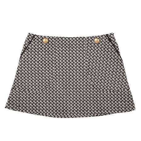 Mini Jupe Short (skort) Fashion Nova - Noir Et Blanc - Taille XL - Femme