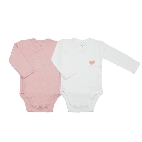 Bébé-Lot de 2 bodies manches longues