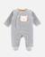 Pyjama 1-pièce babou en velours Gris 1 - vertbaudet enfant 
