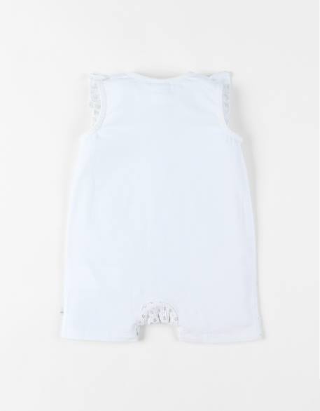 Combinaison style et confort coton Blanc 3 - vertbaudet enfant 