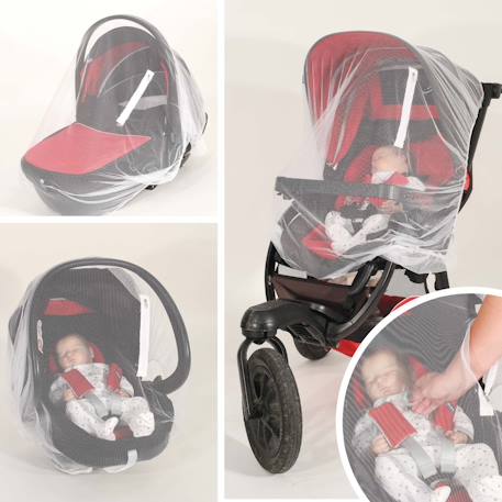 Moustiquaire bébé Blanc 2 - vertbaudet enfant 