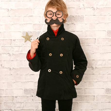 Veste caban   velours   unisexe  notting hill Noir 2 - vertbaudet enfant 