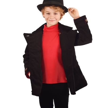 Sous-pull   à col roulé  harmonie Beige+Rouge 6 - vertbaudet enfant 