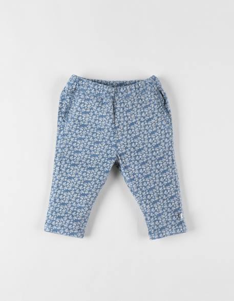 Pantalon velours côtelé Bleu 1 - vertbaudet enfant 