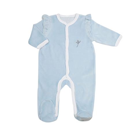 Dors bien en velours modèle romantique Bleu 1 - vertbaudet enfant 