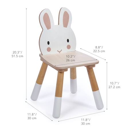 Chaise forêt lapin Beige 5 - vertbaudet enfant 