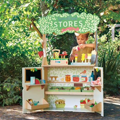 Marchande et théâtre woodland Beige 6 - vertbaudet enfant 