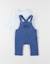 Ensemble salopette + t-shirt denim Bleu 6 - vertbaudet enfant 