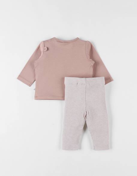 Lot t-shirt + legging jersey Beige 3 - vertbaudet enfant 