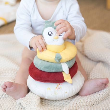 Pyramide sensorielle en tissu Multicolore 3 - vertbaudet enfant 