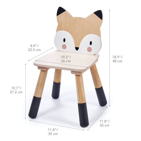 Chaise forêt renard Beige 5 - vertbaudet enfant 