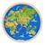 Puzzle globe terrestre Bleu 1 - vertbaudet enfant 