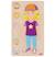 Puzzle corps humain, fille Beige 1 - vertbaudet enfant 