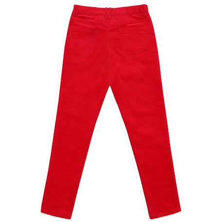 Pantalon velours   slim fit stretch  morgan Rouge 5 - vertbaudet enfant 