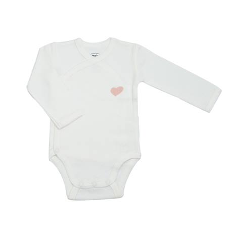 Lot de 2 bodies manches longues Rose 2 - vertbaudet enfant 
