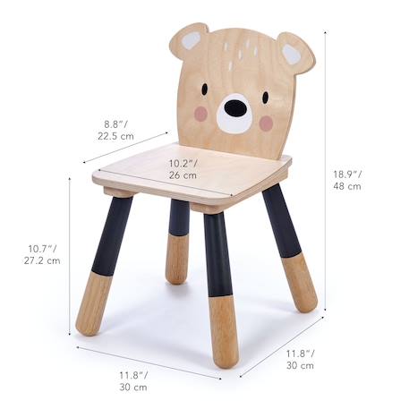Table et chaises forêt pour enfant Beige 6 - vertbaudet enfant 