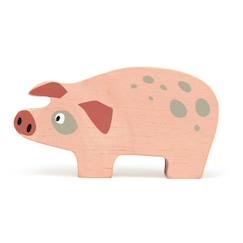 Figurine cochon en bois  - vertbaudet enfant