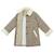 Manteaueau  carreaux tartan  avec fausse fourrure  amandine Marron beige jaune 4 - vertbaudet enfant 