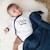 3 langes mousseline de coton Bleu+Rose 4 - vertbaudet enfant 