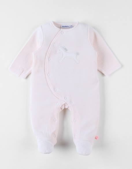 Bébé-Pyjama en velours côtelé licorne