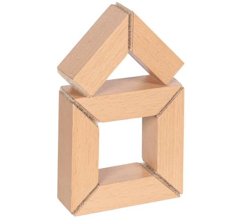 Scie et blocs en bois à scratch Beige 4 - vertbaudet enfant 