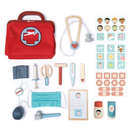 Valisette de docteur Rouge 2 - vertbaudet enfant 