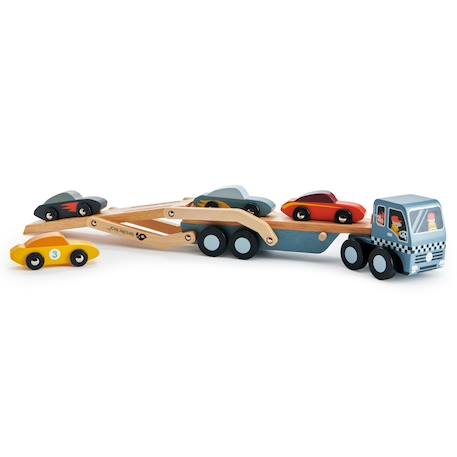 Camion transporteur de voitures Gris 4 - vertbaudet enfant 