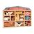 Set animaux en bois ferme Beige 1 - vertbaudet enfant 