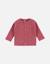 Cardigan en tricot bio fin vieux Rose 1 - vertbaudet enfant 