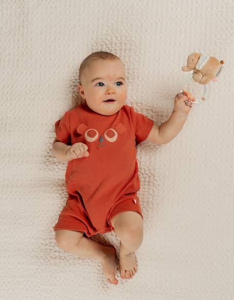 Barboteuse jersey Rouge 2 - vertbaudet enfant 