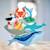 Set animaux marins en bois Beige 2 - vertbaudet enfant 