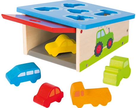 Boîte à formes véhicules Bleu 3 - vertbaudet enfant 