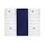 Lot de 3 langes Bleu 1 - vertbaudet enfant 