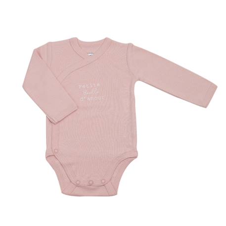Lot de 2 bodies manches longues Rose 3 - vertbaudet enfant 