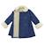 Manteaueau    en laine et fausse fourrure  anoushka Bleu marine 4 - vertbaudet enfant 