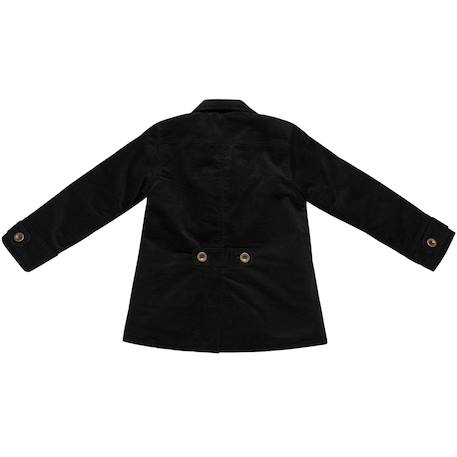 Manteaueau caban  en velours   notting hill Noir 5 - vertbaudet enfant 