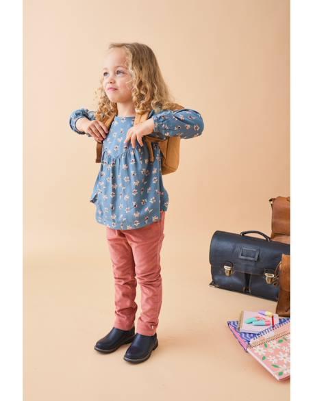 Blouse imprimé fleuri Bleu 6 - vertbaudet enfant 