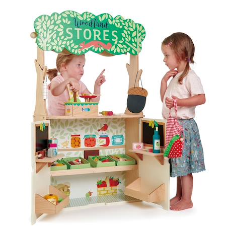 Marchande et théâtre woodland Beige 4 - vertbaudet enfant 