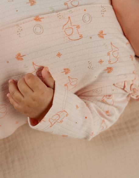 Pyjama bébé coton fantaisie Rose 3 - vertbaudet enfant 