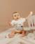 Ensemble t-shirt avec short coton Blanc 2 - vertbaudet enfant 