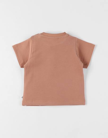 T-shirt coton Marron 2 - vertbaudet enfant 