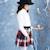 Jupe plissée hiver   carreaux tartan   london Bleu jaune+Bleu marine rouge+Gris anthracite+Rouge 6 - vertbaudet enfant 