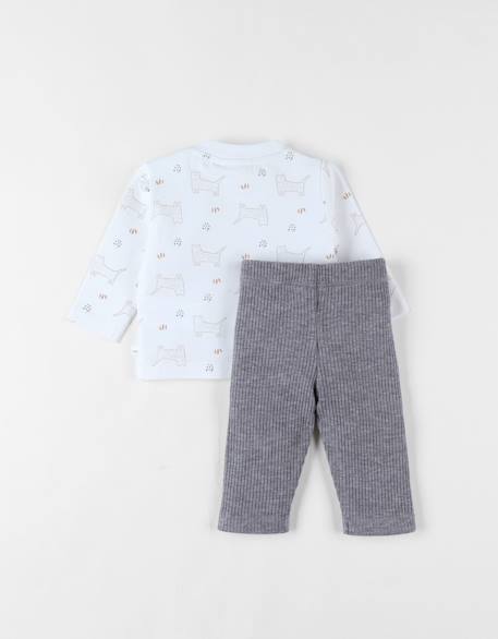 Lot t-shirt + legging jersey Blanc 2 - vertbaudet enfant 